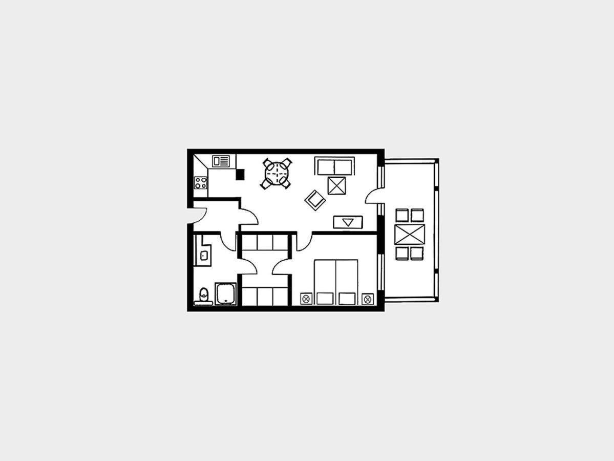 Strandvillen Binz - Ferienwohnung Mit 1 Schlafzimmer Und Balkon Ah-627 Exterior foto